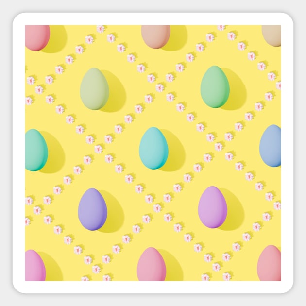 Colorful Easter Eggs Magnet by NewburyBoutique